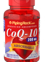 Absorbable CoQ10, 200 mg, 180 Quick Release Softgels
