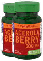Acerola, 500 mg, 60 Quick Release Capsules, 2 Bottles