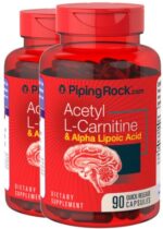 Acetyl L-Carnitine 400 mg & Alpha Lipoic Acid 200 mg, 90 Quick Release Capsules, 2 Bottles