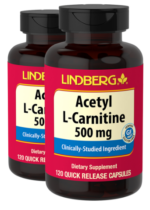 Acetyl L-Carnitine, 500 mg, 120 Capsules, 2 Bottles