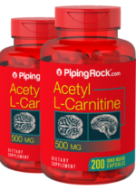Acetyl L-Carnitine, 500 mg, 200 Quick Release Capsules, 2 Bottles