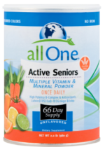 All One Active Seniors Multiple Vitamin & Mineral Powder, 2.2 lb (980 g) Bottle