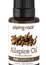 Allspice Pure Essential Oil (GC/MS Tested), 1/2 fl oz (15 mL) Dropper Bottle