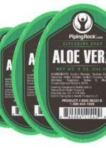 Aloe Vera Glycerine Soap, 5 oz (142 g) Bar, 4 Bars
