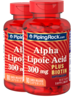 Alpha Lipoic Acid plus Biotin Optimizer, 300 mg, 90 Quick Release Capsules, 2 Bottles
