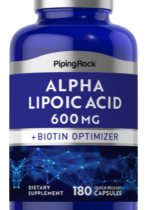 Alpha Lipoic Acid plus Biotin Optimizer, 600 mg, 180 Quick Release Capsules