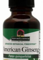 American Ginseng Liquid Extract Alcohol Free, 1 fl oz (30 mL) Dropper Bottle