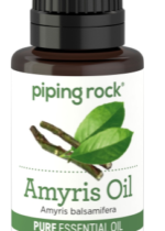 Amyris Pure Essential Oil (GC/MS Tested), 1/2 fl oz (15 mL) Dropper Bottle