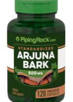 Arjuna Standardized Extract, 500 mg, 120 Quick Release Capsules