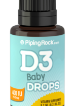 Baby D3 Drops Liquid Vitamin D 400 IU 365 servings, 9.2 mL (0.31 fl oz) Dropper Bottle
