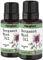 Bergamot Mint Fragrance Oil, 1/2 fl oz (15 mL) Dropper Bottle, 2 Dropper Bottles