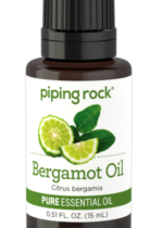 Bergamot Pure Essential Oil (GC/MS Tested), 1/2 fl oz (15 mL) Dropper Bottle