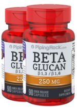 Beta 1,3/1,6-D-Glucan, 250 mg, 90 Quick Release Capsules, 2 Bottles