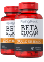Beta 1,3/1,6-D-Glucan, 1000 mg (per serving), 90 Quick Release Capsules, 2 Bottles