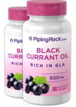 Black Currant Seed Oil, 500 mg, 90 Quick Release Softgels, 2 Bottles