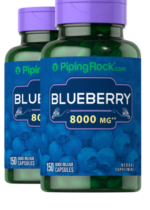 Blueberry, 8000 mg, 150 Quick Release Capsules, 2 Bottles