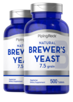 Brewer's Yeast, 500 mg, 500 Tablets, 2 Bottles