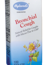 Bronchial Cough Homeopathic Formula for Coughs with Mucus Due to Cold, 100 Tablets