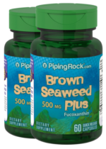 Brown Seaweed Plus (Wakame), 500 mg, 60 Quick Release Capsules, 2 Bottles