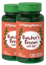 Butcher's Broom, 625 mg, 120 Quick Release Capsules, 2 Bottles