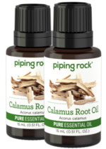 Calamus Root Pure Essential Oil (GC/MS Tested), 1/2 fl oz (15 mL) Dropper Bottle, 2 Dropper Bottles