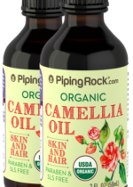 Camellia Pure Oil Cold Pressed (Organic), 2 fl oz (59 mL) Bottles, 2 Bottles