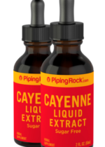 Cayenne Liquid Extract, 2 fl oz (59 mL) Dropper Bottle, 2 Bottles