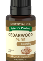 Cedarwood Pure Essential Oil (GC/MS Tested), 1/2 fl oz (15 mL) Bottle