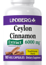 Ceylon Cinnamon Extract, 6000 mg, 180 Vegetarian Capsules