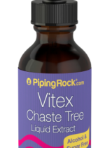 Chaste Tree Berry (Vitex) Liquid Extract Alcohol Free, 2 fl oz (59 mL) Dropper Bottle