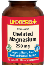 Chelated Magnesium, 250 mg, 180 Tablets