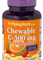 Chewable Vitamin C 500 mg (Natural Orange), 90 Chewable Tablets