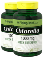 Chlorella Broken Cell Wall, 1000 mg, 120 Vegetarian Caplets, 2 Bottles