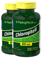 Chlorophyll, 60 mg, 200 Quick Release Capsules, 2 Bottles