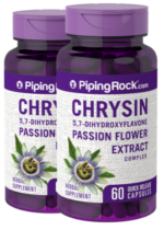 Chrysin Extract (Passion Flower Ext), 500 mg, 60 Quick Release Capsules, 2 Bottles
