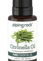 Citronella Pure Essential Oil (GC/MS Tested), 1/2 fl oz (15 mL) Dropper Bottle
