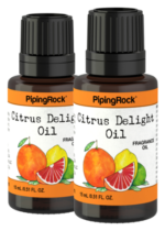 Citrus Delight Fragrance Oil, 1/2 fl oz (15 mL) Dropper Bottle, 2 Dropper Bottles