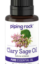 Clary Sage Pure Essential Oil (GC/MS Tested), 1/2 fl oz (15 mL) Dropper Bottle