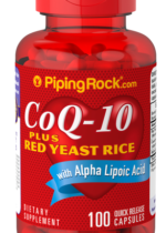 CoQ10 with Red Yeast Rice, 100 Quick Release Capsules