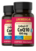 CoQsol-CF CoQ10, 100 mg, 60 Softgels, 2 Bottles