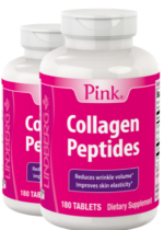 Collagen Peptides (Pink), 180 Tablets, 2 Bottles