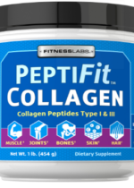 Collagen Peptides Type I & III Powder PeptiFit, 1 lb (454 g)