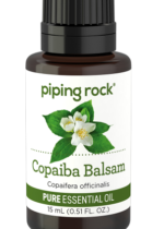 Copaiba Balsam Pure Essential Oil (GC/MS Tested), 1/2 fl oz (15 mL) Dropper Bottle