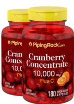 Cranberry concentrate 10,000 mg + C 180 capsules 2 bottles