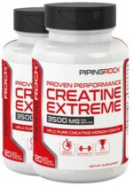 Creatine Monohydrate, 3500 mg (per serving), 120 Quick Release Capsules, 2 Bottles