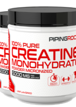 Creatine monohydrate powder micronized 5000mg 2 tubs