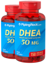 DHEA, 50 mg, 150 Quick Release Capsules, 2 Bottles
