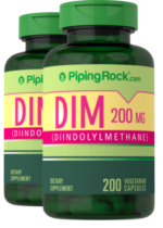 DIM (Diindolylmethane), 200 mg, 200 Vegetarian Capsules, 2 Bottles