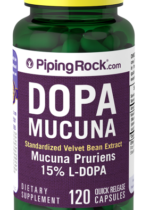 DOPA Mucuna Pruriens Standardized, 350 mg, 120 Quick Release Capsules