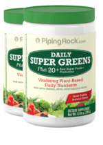Daily Super Greens Powder, 9.88 oz (280 g) Bottle, 2 Bottles